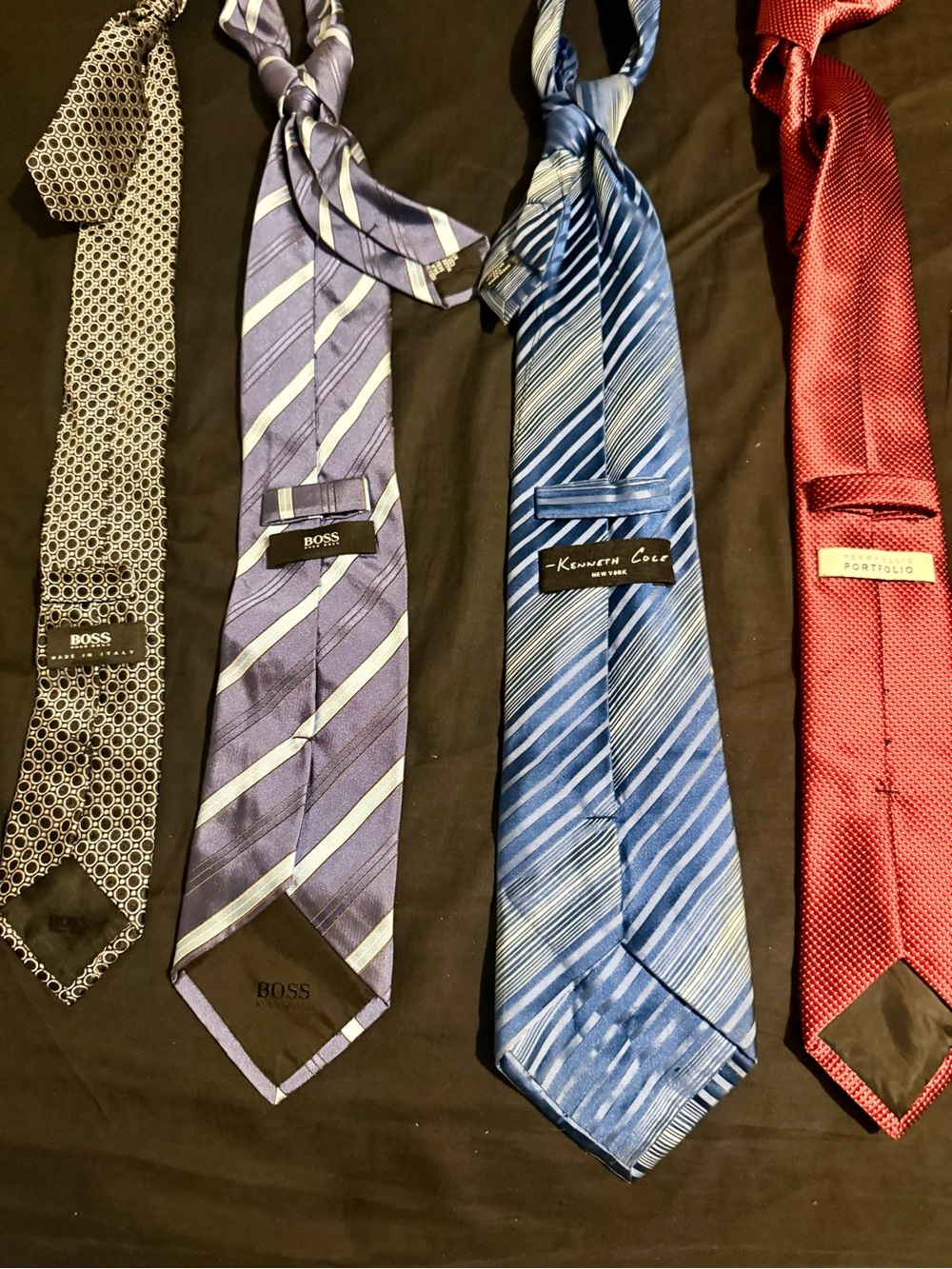 Kenneth Cole, Hugo Boss and Perry Ellis Silk Dress Ties! All four for one price
